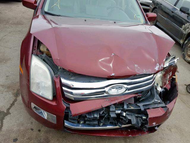 3FAHP08176R123949 - 2006 FORD FUSION SEL RED photo 7