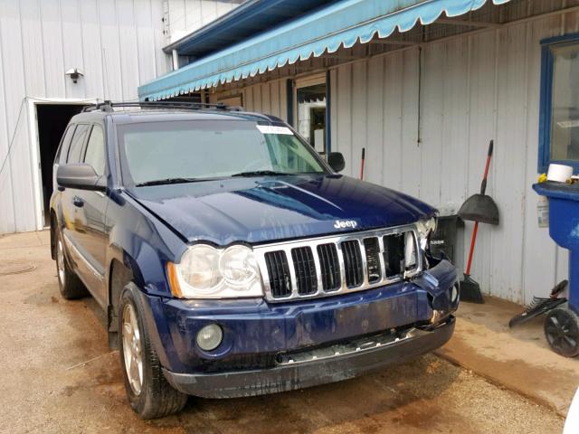 1J4HR58N85C530819 - 2005 JEEP GRAND CHER BLUE photo 1