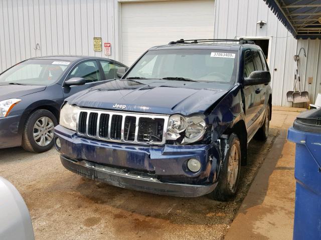 1J4HR58N85C530819 - 2005 JEEP GRAND CHER BLUE photo 2