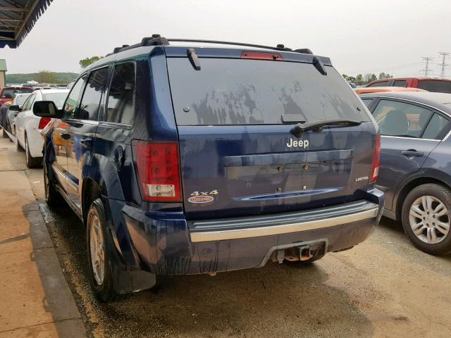 1J4HR58N85C530819 - 2005 JEEP GRAND CHER BLUE photo 3