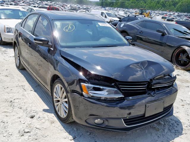 3VWLL7AJ8EM400605 - 2014 VOLKSWAGEN JETTA TDI BLACK photo 1