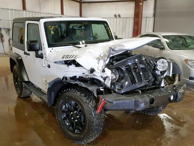 1C4AJWAG0GL187667 - 2016 JEEP WRANGLER S WHITE photo 1