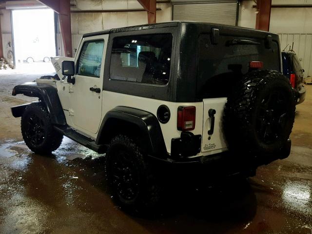 1C4AJWAG0GL187667 - 2016 JEEP WRANGLER S WHITE photo 3