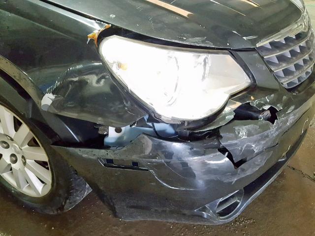 1C3LC46J28N235708 - 2008 CHRYSLER SEBRING LX BLACK photo 9