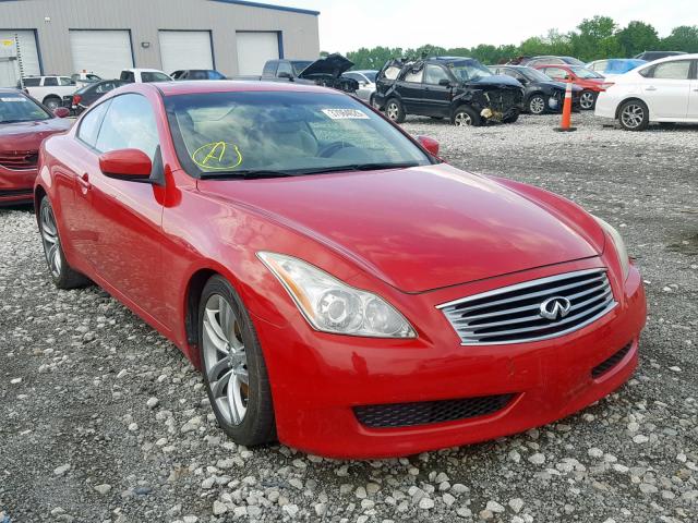 JNKCV64E28M102071 - 2008 INFINITI G37 BASE RED photo 1