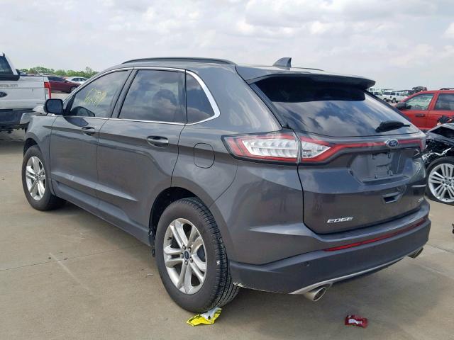 2FMPK3J89JBC26404 - 2018 FORD EDGE SEL GRAY photo 3