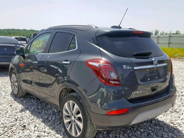 KL4CJASB0JB599187 - 2018 BUICK ENCORE PRE CHARCOAL photo 3