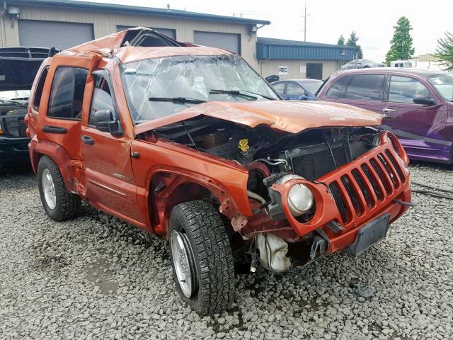 1J4GL58K22W177023 - 2002 JEEP LIBERTY LI ORANGE photo 1