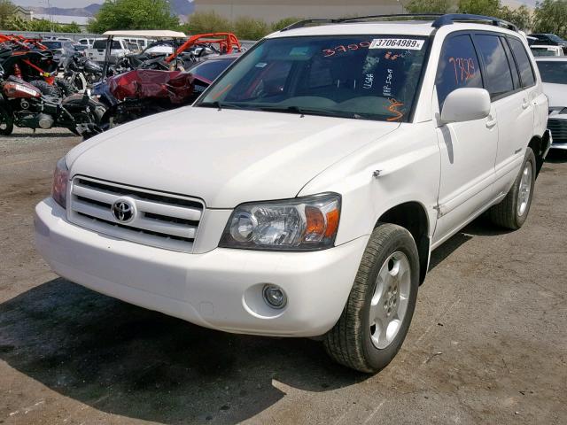 JTEEP21A670199100 - 2007 TOYOTA HIGHLANDER WHITE photo 2