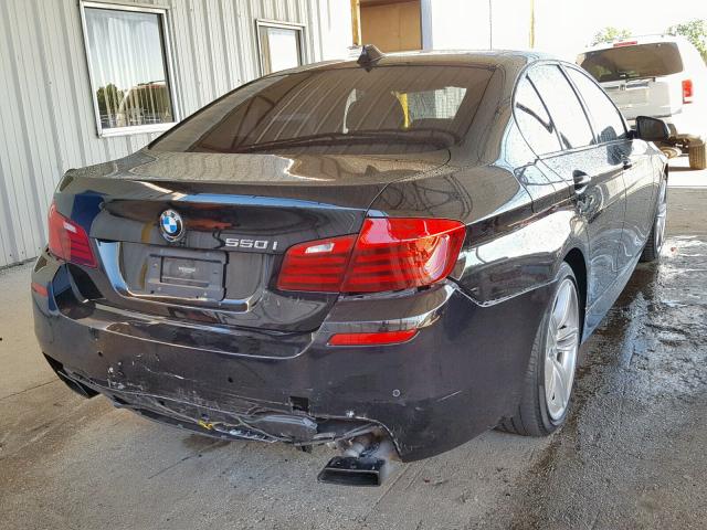 WBAKN9C56ED682210 - 2014 BMW 550 I BLACK photo 4