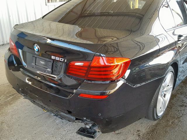 WBAKN9C56ED682210 - 2014 BMW 550 I BLACK photo 9