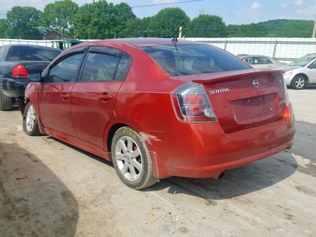 3N1AB6AP2BL642693 - 2011 NISSAN SENTRA 2.0 RED photo 3