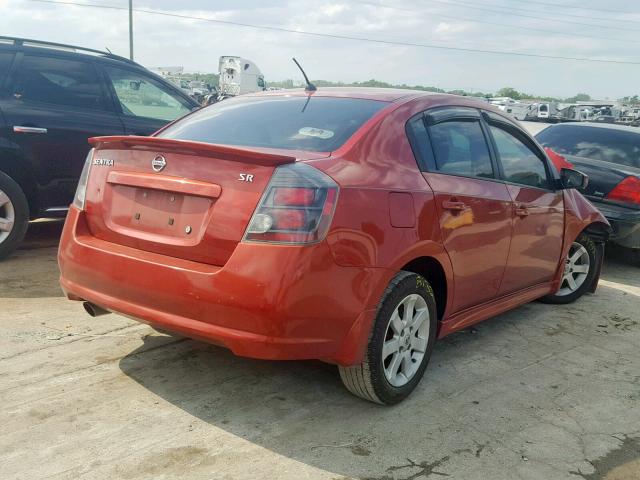 3N1AB6AP2BL642693 - 2011 NISSAN SENTRA 2.0 RED photo 4