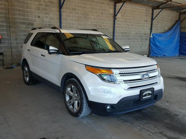 1FMHK7F87CGA98454 - 2012 FORD EXPLORER L WHITE photo 1