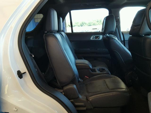 1FMHK7F87CGA98454 - 2012 FORD EXPLORER L WHITE photo 6