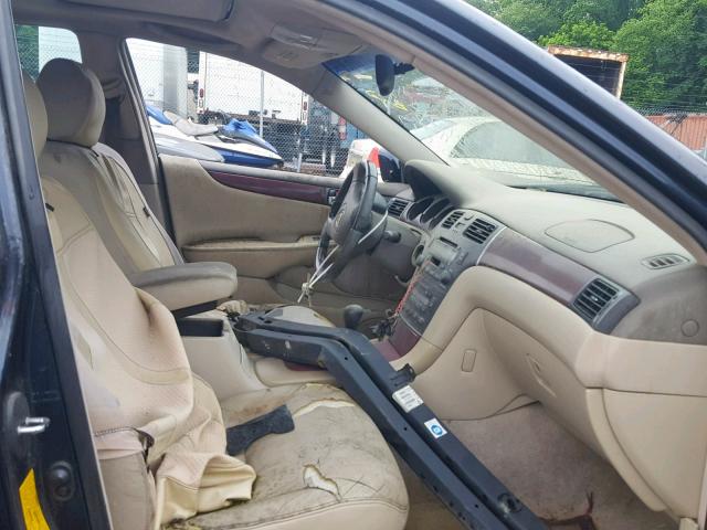 JTHBF30G320055680 - 2002 LEXUS ES 300 BLUE photo 5