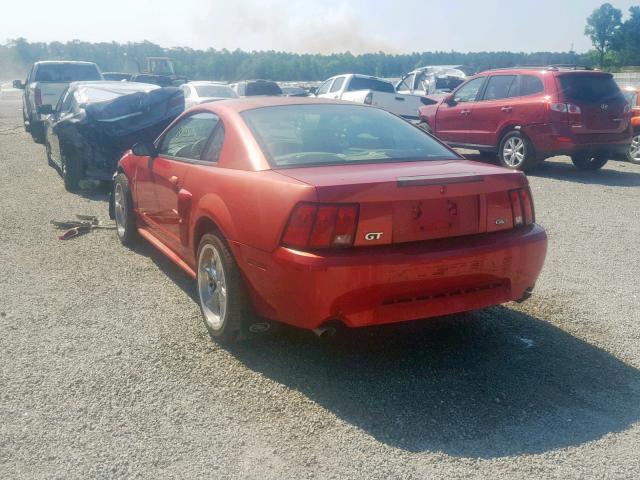 1FAFP42X6YF223861 - 2000 FORD MUSTANG GT RED photo 3