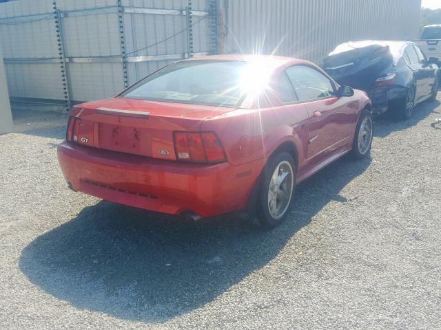 1FAFP42X6YF223861 - 2000 FORD MUSTANG GT RED photo 4