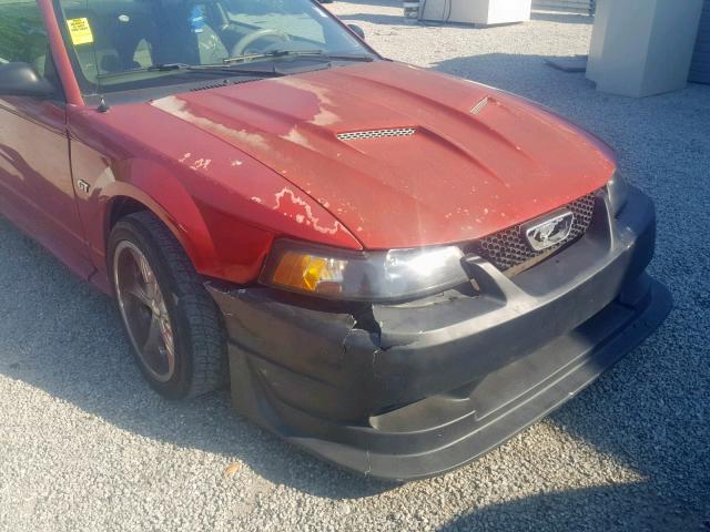 1FAFP42X6YF223861 - 2000 FORD MUSTANG GT RED photo 9