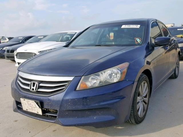 1HGCP2F84CA089881 - 2012 HONDA ACCORD EXL BLUE photo 2