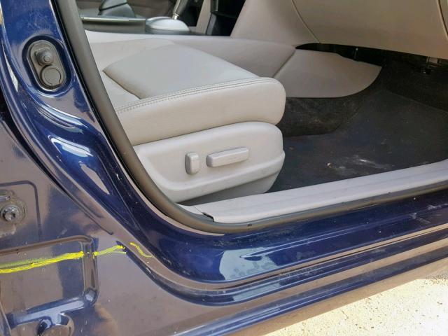 1HGCP2F84CA089881 - 2012 HONDA ACCORD EXL BLUE photo 9