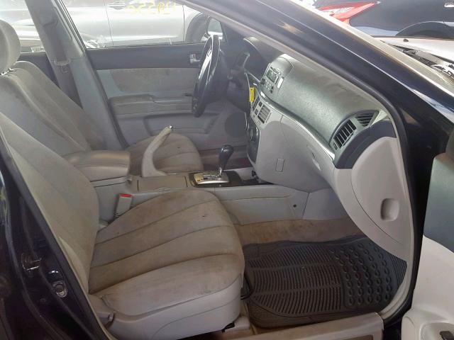 5NPEU46F66H067176 - 2006 HYUNDAI SONATA V-6 BLUE photo 5