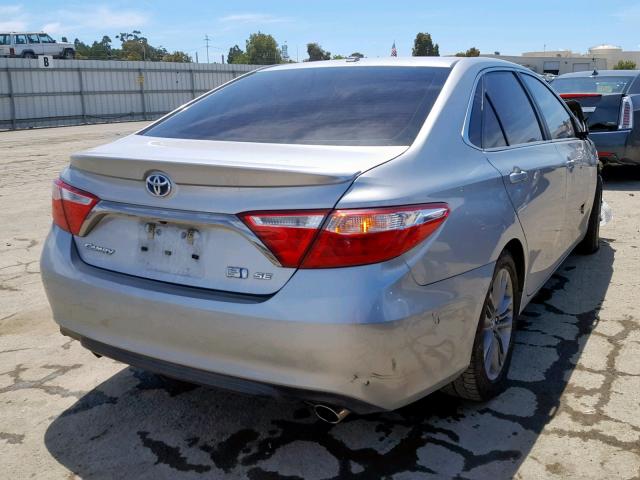 4T1BD1FK0GU190778 - 2016 TOYOTA CAMRY HYBR GRAY photo 4