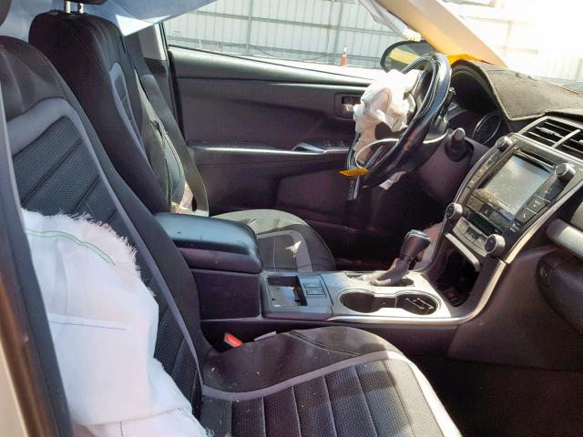 4T1BD1FK0GU190778 - 2016 TOYOTA CAMRY HYBR GRAY photo 5