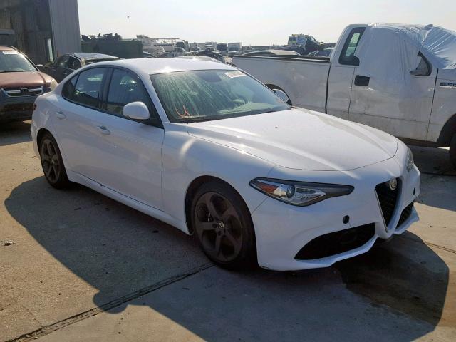 ZARFAEBN9J7565195 - 2018 ALFA ROMEO GIULIA WHITE photo 1