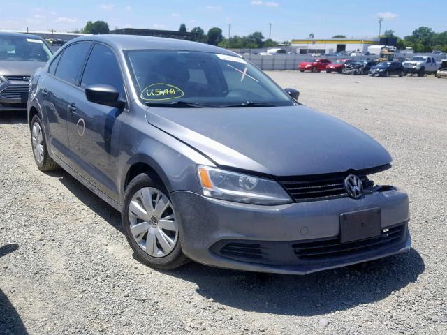 3VW2K7AJ4CM391168 - 2012 VOLKSWAGEN JETTA BASE SILVER photo 1