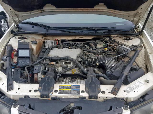 2G1WF52E559325795 - 2005 CHEVROLET IMPALA WHITE photo 7