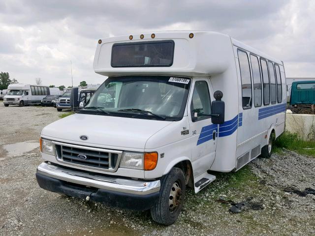 1FDXE45F5YHA52835 - 2000 FORD BUS WHITE photo 2