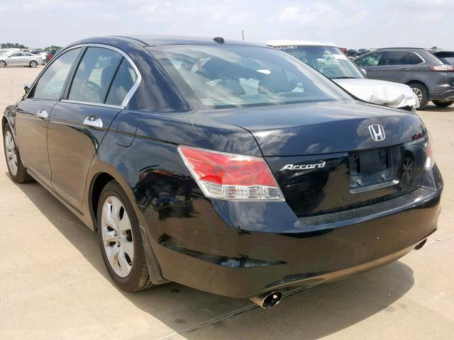 1HGCP3F89AA028531 - 2010 HONDA ACCORD EXL BLACK photo 3