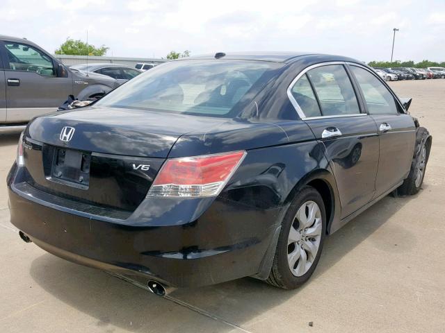 1HGCP3F89AA028531 - 2010 HONDA ACCORD EXL BLACK photo 4