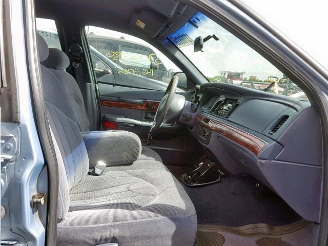 2MEFM74W6YX686904 - 2000 MERCURY GRAND MARQ BLUE photo 5