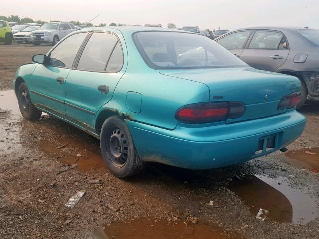 1Y1SK5382RZ071867 - 1994 GEO PRIZM GREEN photo 3