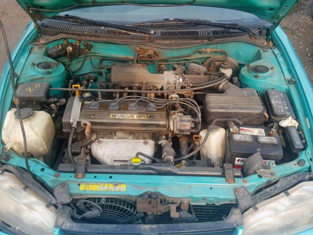 1Y1SK5382RZ071867 - 1994 GEO PRIZM GREEN photo 7