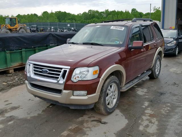 1FMEU7EEXAUA33858 - 2010 FORD EXPLORER E BROWN photo 2