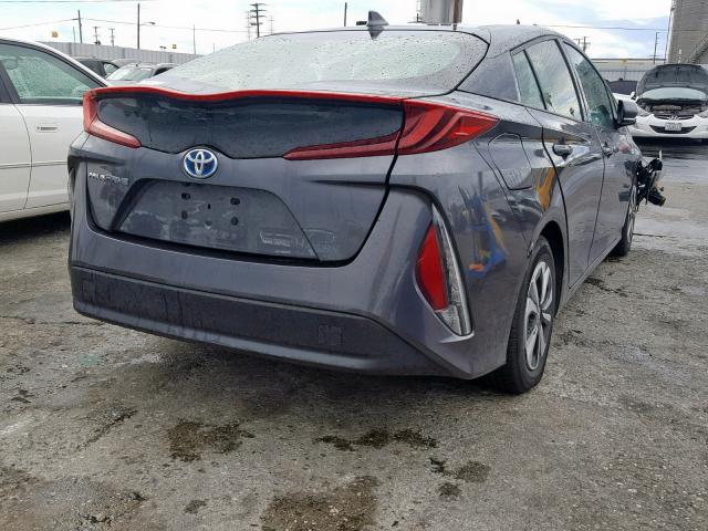 JTDKARFP8H3031571 - 2017 TOYOTA PRIUS PRIM CHARCOAL photo 4