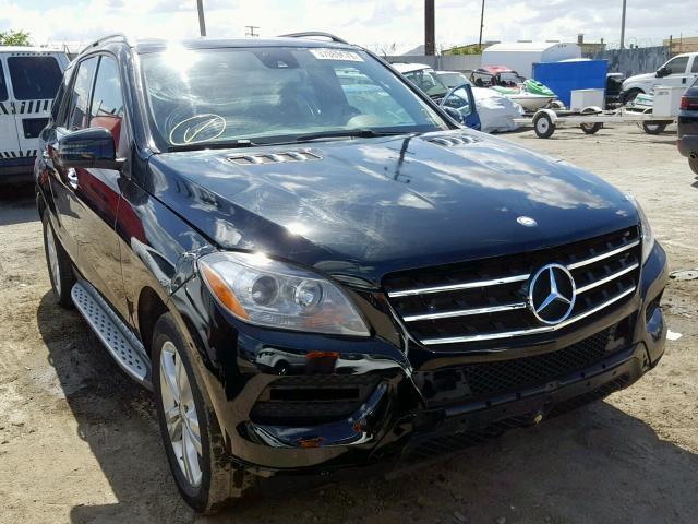 4JGDA5HB4EA377266 - 2014 MERCEDES-BENZ ML 350 4MA BLACK photo 1