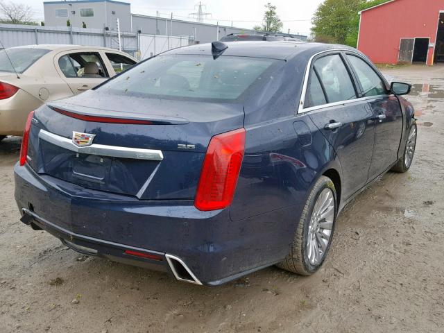 1G6AX5SS9H0121202 - 2017 CADILLAC CTS LUXURY BLUE photo 4