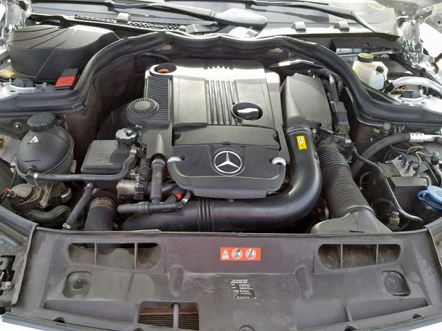 WDDGF4HB6DA807266 - 2013 MERCEDES-BENZ C 250 SILVER photo 7