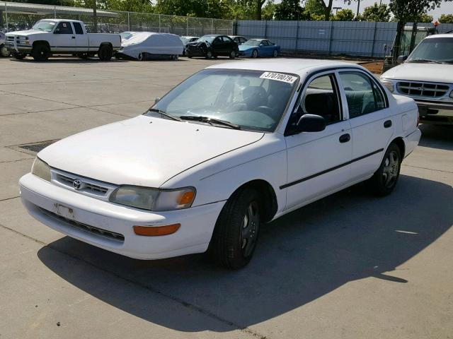 1NXBA02E6TZ473022 - 1996 TOYOTA COROLLA WHITE photo 2