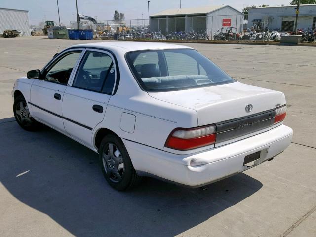 1NXBA02E6TZ473022 - 1996 TOYOTA COROLLA WHITE photo 3