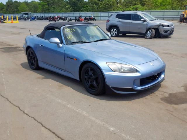 JHMAP21475S001704 - 2005 HONDA S2000 BLUE photo 1