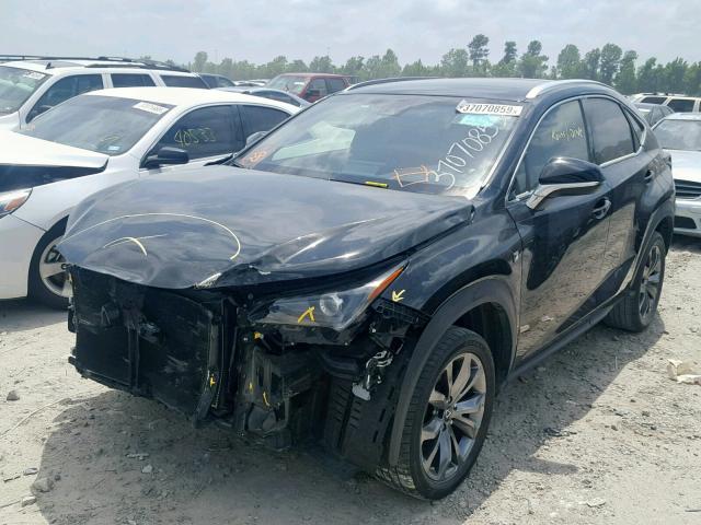 JTJYARBZ8K2117491 - 2019 LEXUS NX 300 BLACK photo 2