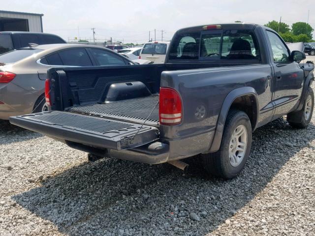 1D7FL36X93S160979 - 2003 DODGE DAKOTA SPO GRAY photo 4