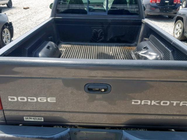 1D7FL36X93S160979 - 2003 DODGE DAKOTA SPO GRAY photo 6