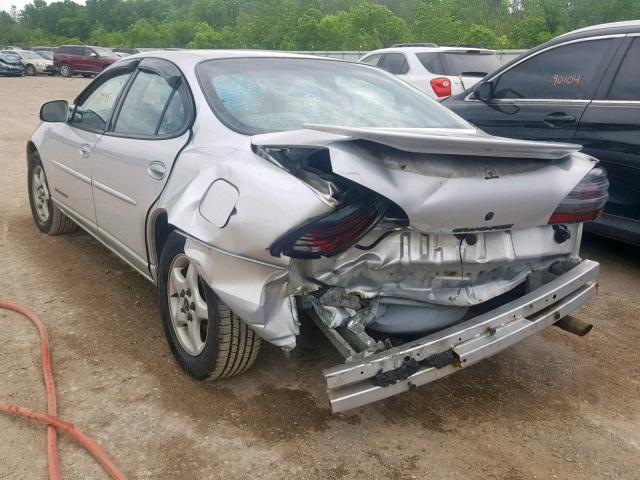 1G2WK52J42F219989 - 2002 PONTIAC GRAND PRIX SILVER photo 3