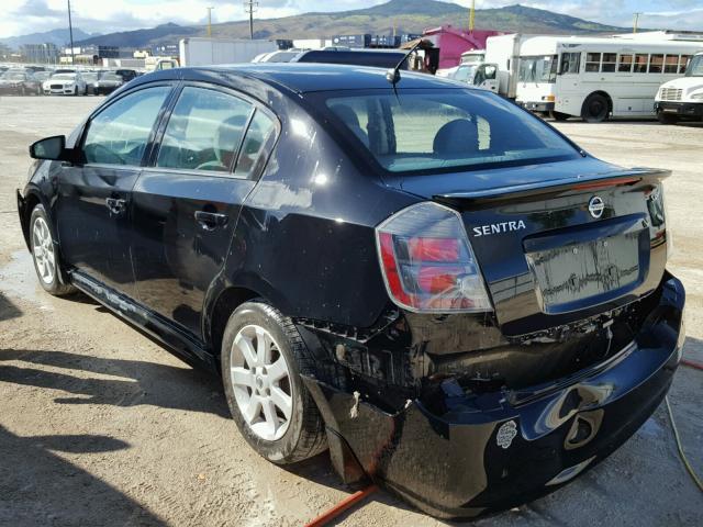 3N1AB6AP2BL654567 - 2011 NISSAN SENTRA 2.0 BLACK photo 3